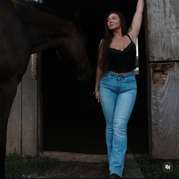 Levi’s 726 Flare Jeans Size 29 - Picture 7 of 9